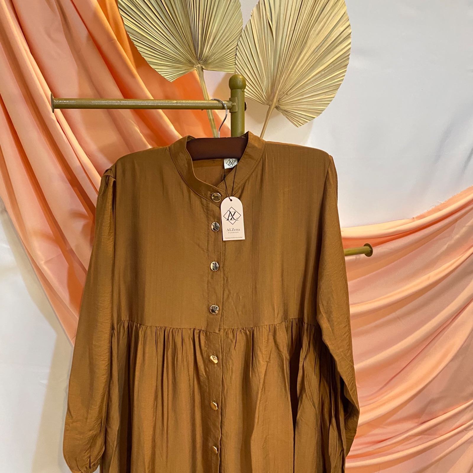 Gamis Aisha Button