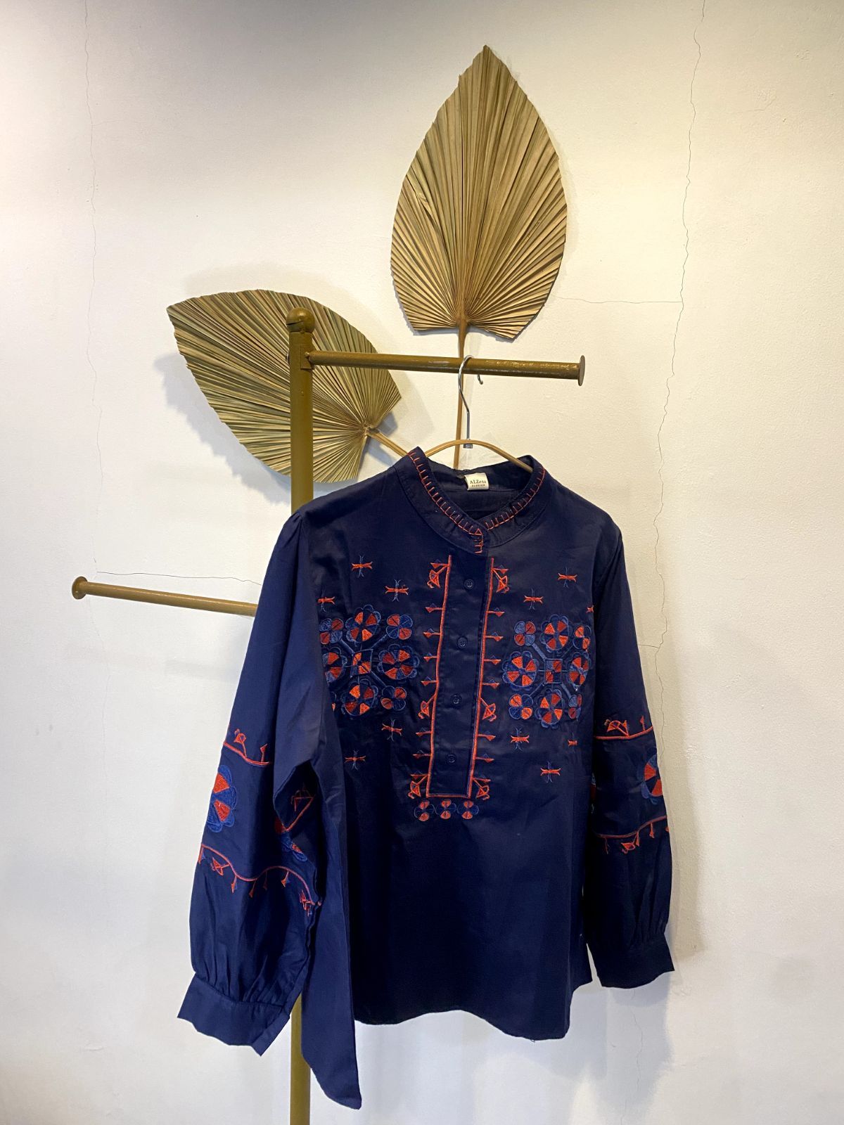 Top Shirt Mozaic Blue